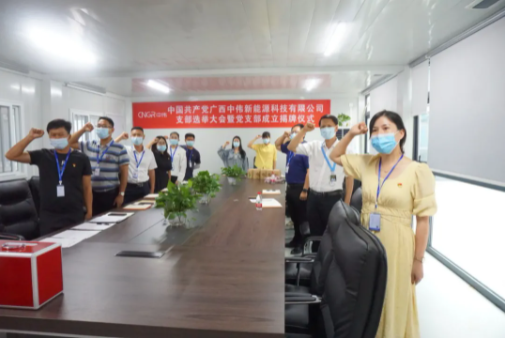 廣西中偉新能源黨支部正式成立 廣西中偉新能源黨支部正式成立