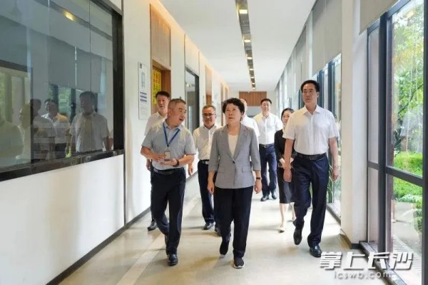 湖南省委常委、長沙市委書記吳桂英調研中偉 湖南省委常委、長沙市委書記吳桂英調研中偉