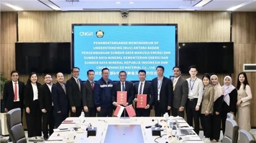 Prahoro Yulijanto Nurtjahyo and his delegation visited CNGR for investigation. The two parties signed a MOU on Cooperation Prahoro Yulijanto Nurtjahyo and his delegation visited CNGR for investigation. The two parties signed a MOU on Cooperation