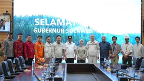 印尼中蘇拉威西省省長安瓦爾·哈菲德考察中偉北莫羅瓦利產業基地 印尼中蘇拉威西省省長安瓦爾·哈菲德考察中偉北莫羅瓦利產業基地